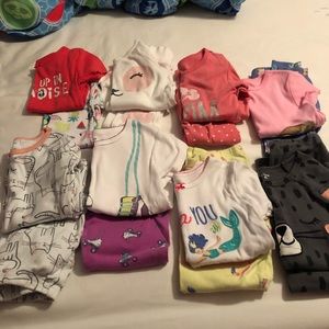 8 Carter 2 piece pajama sets